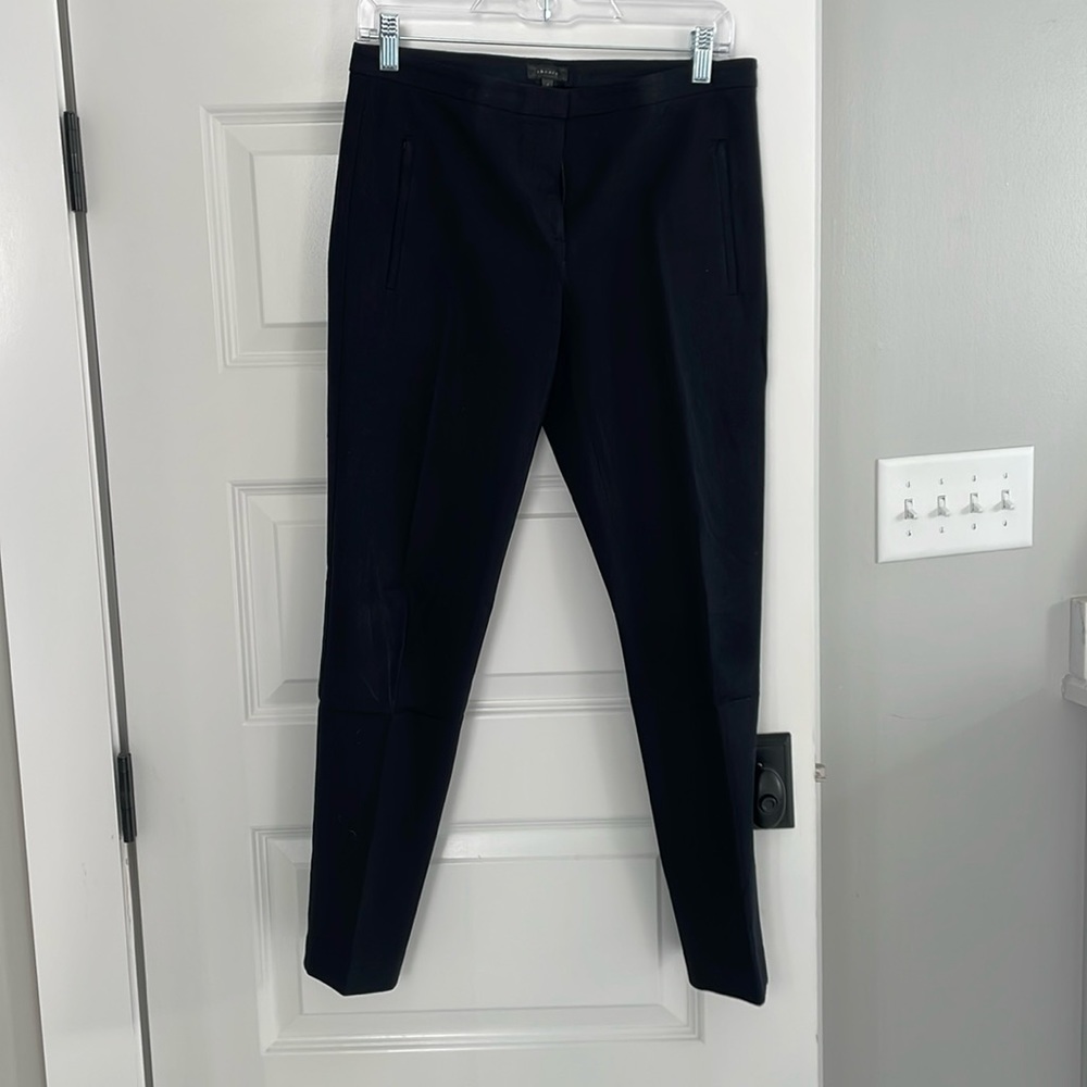 Theory Skinny Black Ankle Pants - size 4